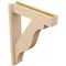 Ekena Millwork 5 1/2-in W x 22-in D x 30-in H Funston Block Rough Cedar Woodgrain TimberThane Outlooker, Primed Tan OUTUR055X22X30FST44RCPR - alternate 6